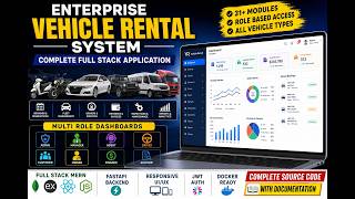 Enterprise Vehicle Rental System | React + FastAPI Full Stack Project with RBAC & Source Code
