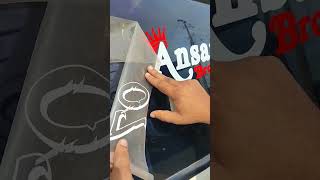 Scorpio Back Glass Ansari Sticker salim scorpio radium stickers yaragatti newreels tranding