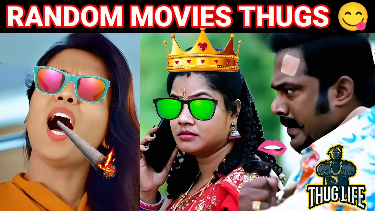 Random Movie Meaning Thug Life   Tamil Thug Life  Part 8  doublemeaningcomedy