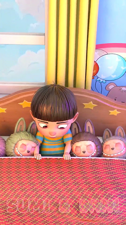 Night Fart surprise with Labubu 💨🤣  #funny #shorts #animation