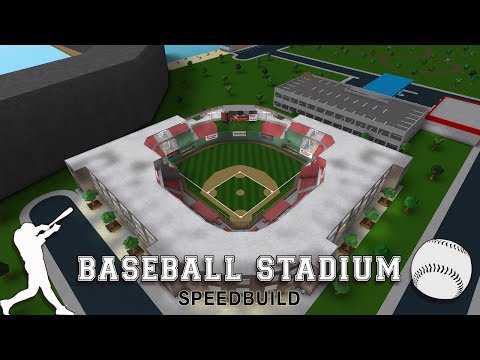 Roblox Bloxburg Baseball Stadium Speedbuild Youtube - the blade stadium for gamer101 roblox