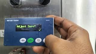 METTLER TOLEDO IND320 zero Calibration process