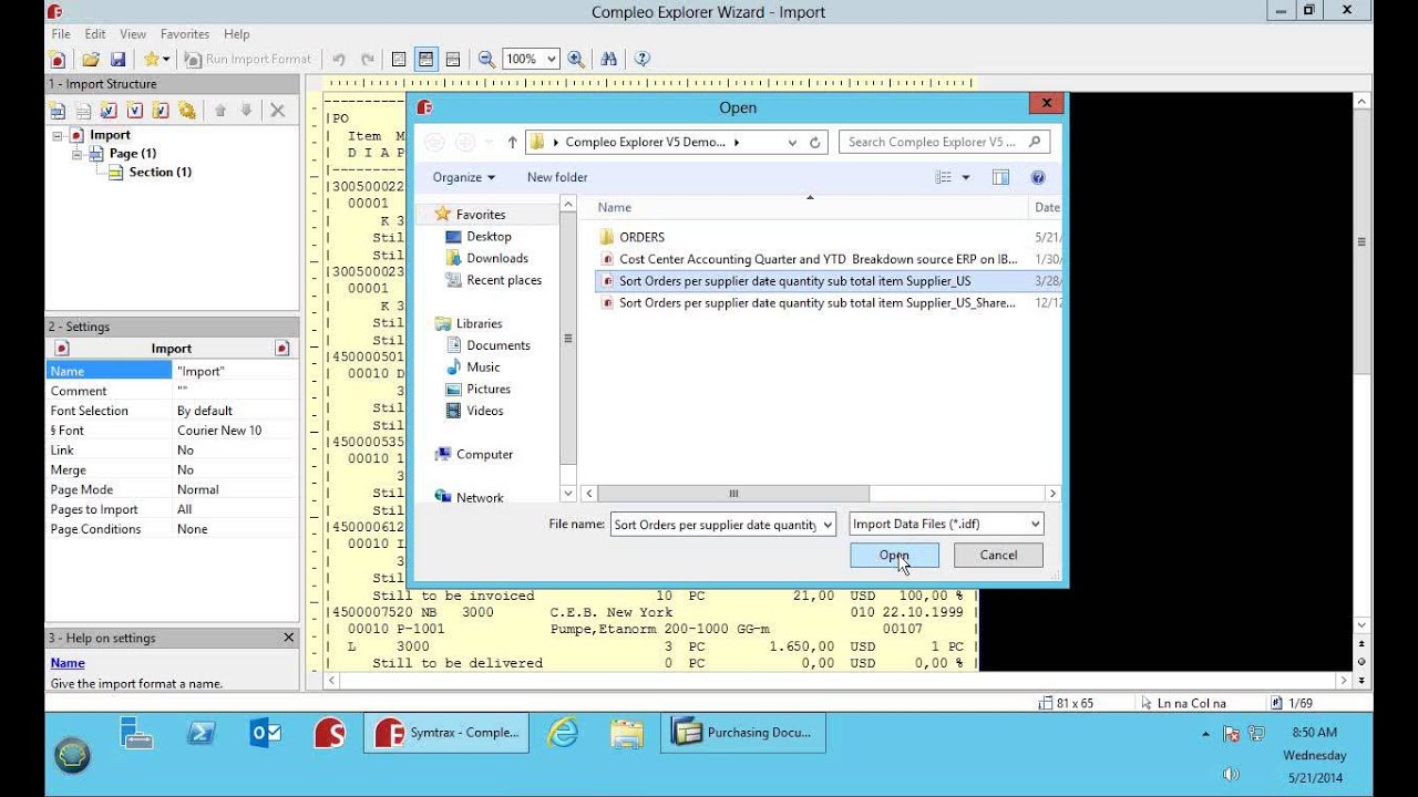 Burst your SAP Finance Reports into Excel