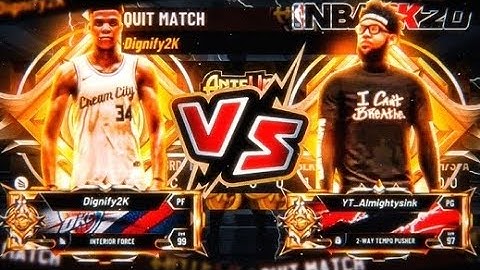 *NEW*I PULLED UP ON DIGNIFY2K WITH MY LEGEND 99 OVR 2-WAY TEMPO PUSHER AND MADE HIM RAGE QUIT!!!