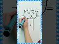 🎨 Turn Numbers Into a Cute Cat #kids #education