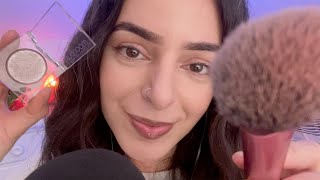 ASMR Doing My Makeup & Yours 💜 Super Tingly & Whispered