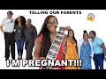 TELLING OUR PARENTS I'M PREGNANT😱 | Msnaturally Mary