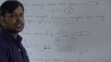 Class: One, Subject: Mathematics (Lecture-5), Topic: Fill in the blanks part-2