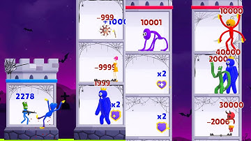 Stick Fight Hero War Tower GamePlay - iOS, Android Part 2