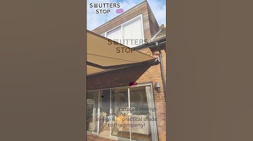 Freshly installed awnings ✨ bringing modern design #derby #ShuttersStopderby #OutdoorSpace #Awnings