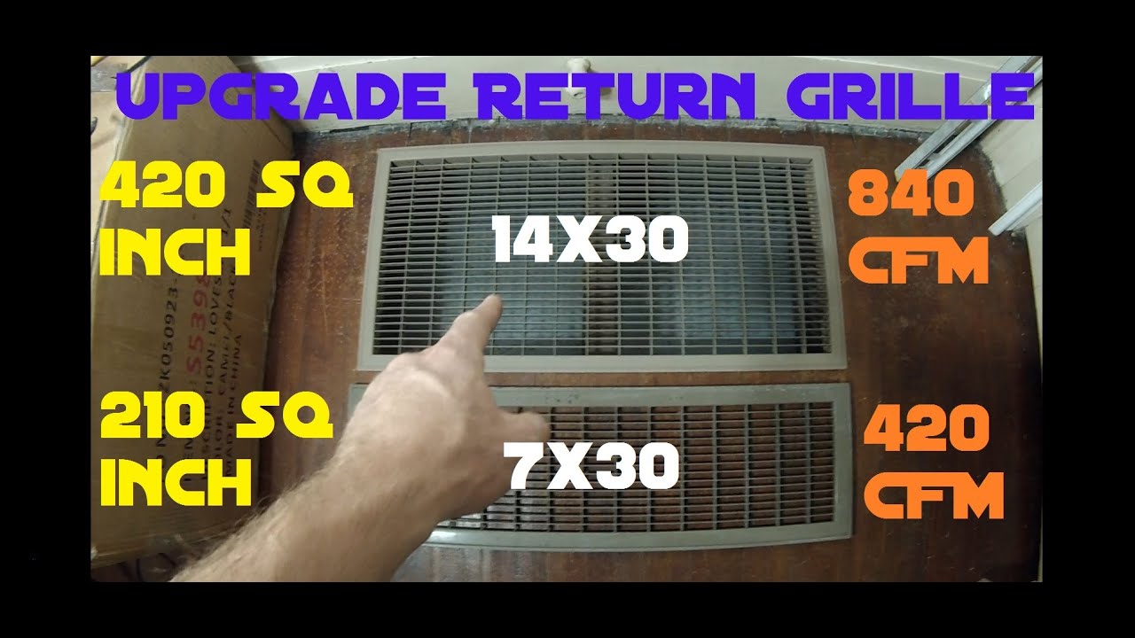 installing-a-bigger-floor-return-grille-youtube