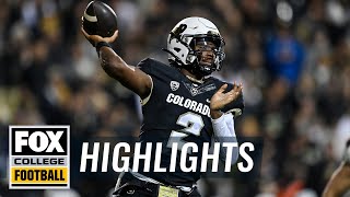 Colorado's Top 10 plays from the 2023 season featuring Shedeur Sanders, Travis Hunter, and more! by CFB ON FOX 52,392 views 4 months ago 4 minutes, 48 seconds