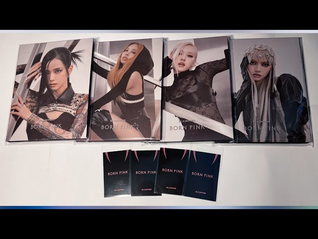 UNBOXING BLACKPINK BORN PINK (Digipack versions) + ktown4u