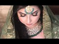 Asian bridal makeup| halo cut crease | Desi wedding makeup | Instaglam Makeovers by Mubeen