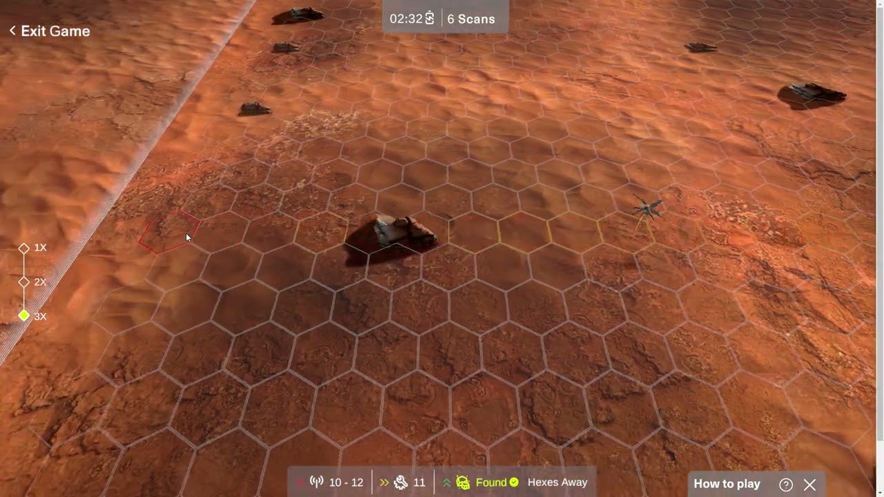 Mini-game expeditions in Colonize Mars.Week Fifth