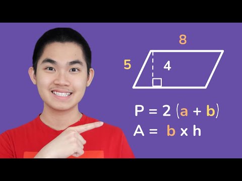 Video: Cara Mencari Luas Dan Perimeter Sebuah Parallelogram