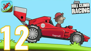 Hill Climb Racing - Gameplay Walkthrough Part 12 - RACE CAR (iOS, Android).