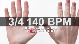 🔴 140 BPM Applause Metronome