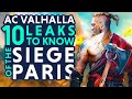 10 NEW DLC LEAKS YOU NEED TO KNOW SIEGE OF PARIS – Assassin’s Creed Valhalla DLC (AC Valhalla DLC)