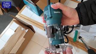 Makita Router Trimmer 3709 Unboxing and Demo