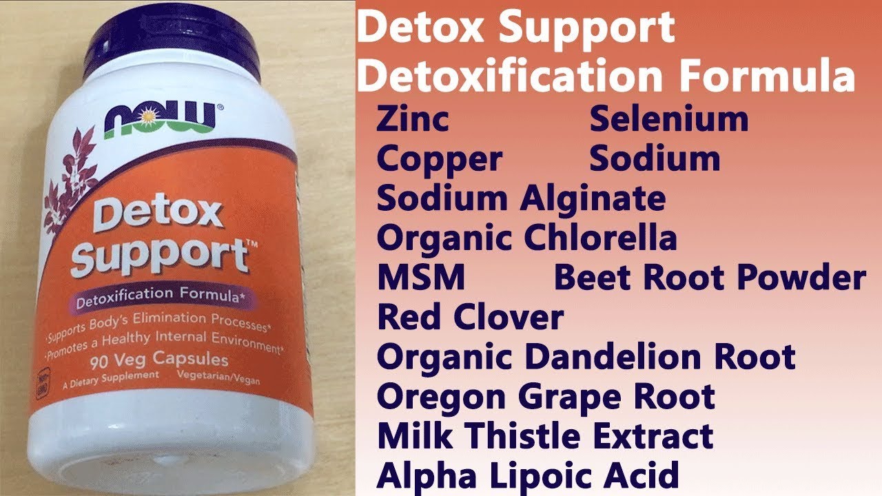 Detox Support Detoxification Formula Zinc Selenium Copper Manganese