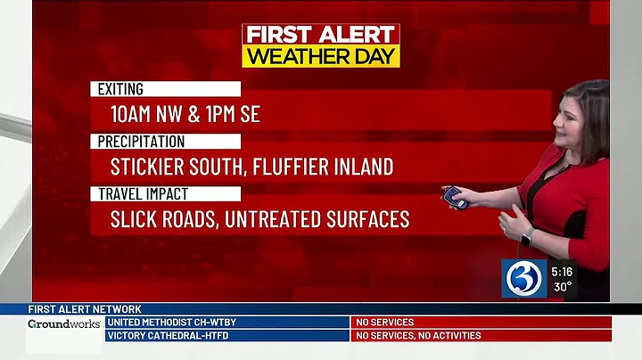 First Alert Weather Days for snow this morning followed by cold & wind