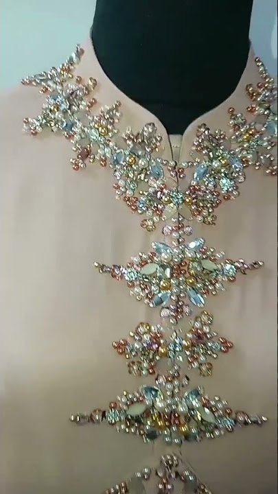 DETAIL PAYET KAFTAN #payet #shorts #kaftan #payetkaftan #payetmutiara #beads