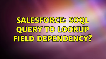 Salesforce: SOQL Query to lookup field dependency?