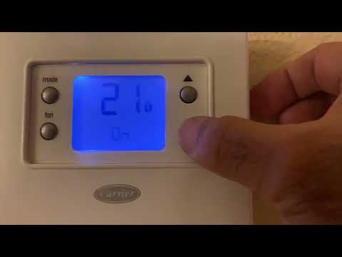 Unlock Carrier Thermostat