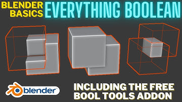 Mastering BLENDER BASICS Made Easy - Booleans and Bool Tools