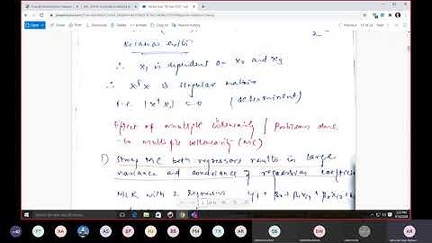 7. Multicollinearity