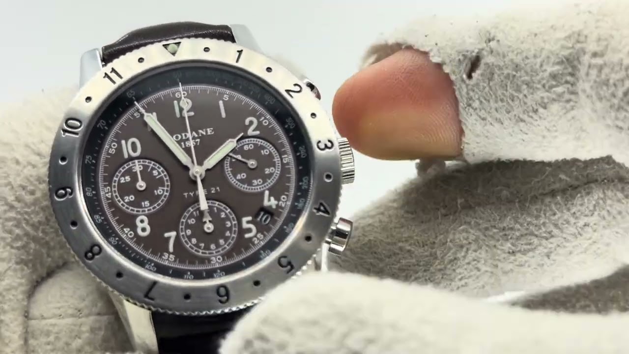 Dodane 1857 TYPE 21 Chronograph Flyback 41.5mm Automatic Three
