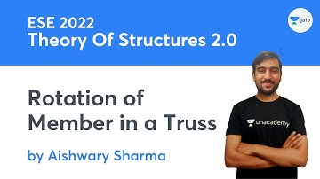L 47 | Rotation of Member in a Truss | Theory Of Structures 2.0 #ESE | Aishwary Sharma