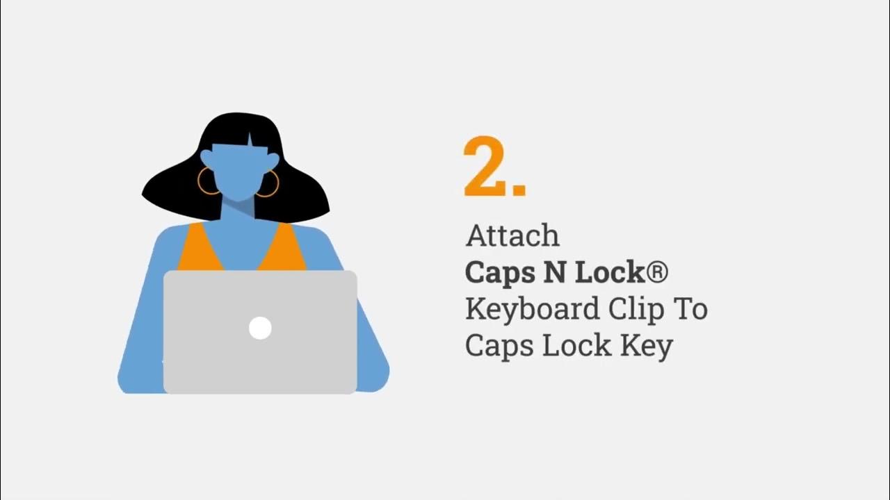 How To Use Caps N Lock® "Mouse Jiggler" Keyboard Clip YouTube