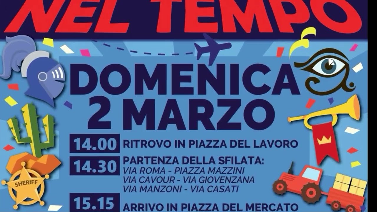 Carnevale casatese 2025. Prima parte