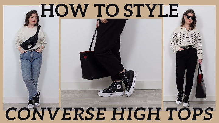 How to style converse high tops with jeans