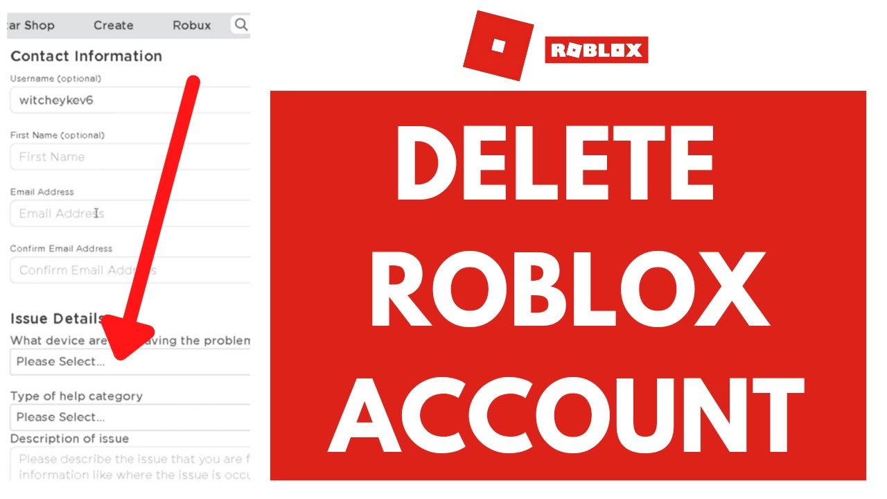 How to Delete Your Roblox Account Roblox Tutorial 2021 YouTube