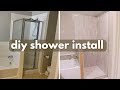 DIY SHOWER INSTALL | BATHROOM MAKEOVER