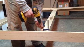 In this video I show you how to make a Queen Sized Bed Frame. mattress size 200cm x 180cm.