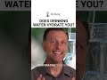 Did you know that water does not hydrate you?😱 💦 Watch this video to learn why! #drberg #keto