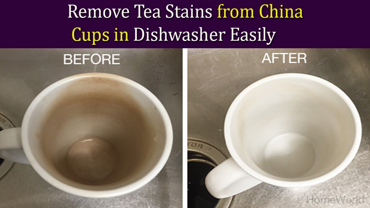 How to Remove Tea Stains from Cups, Remove Coffee & Tea Stain from