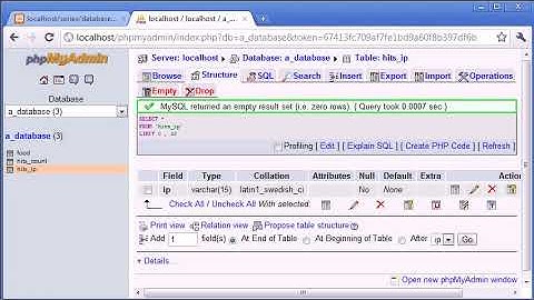 Beginner PHP Tutorial-125 .Creating a Database Hit Counter Part 3