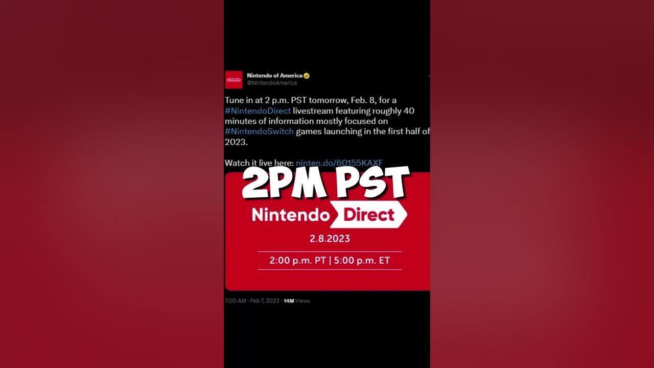 Nintendo Direct Announcement!!! YouTube