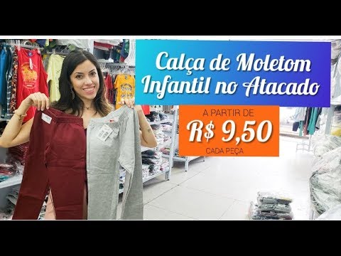 calça moletom infantil barata