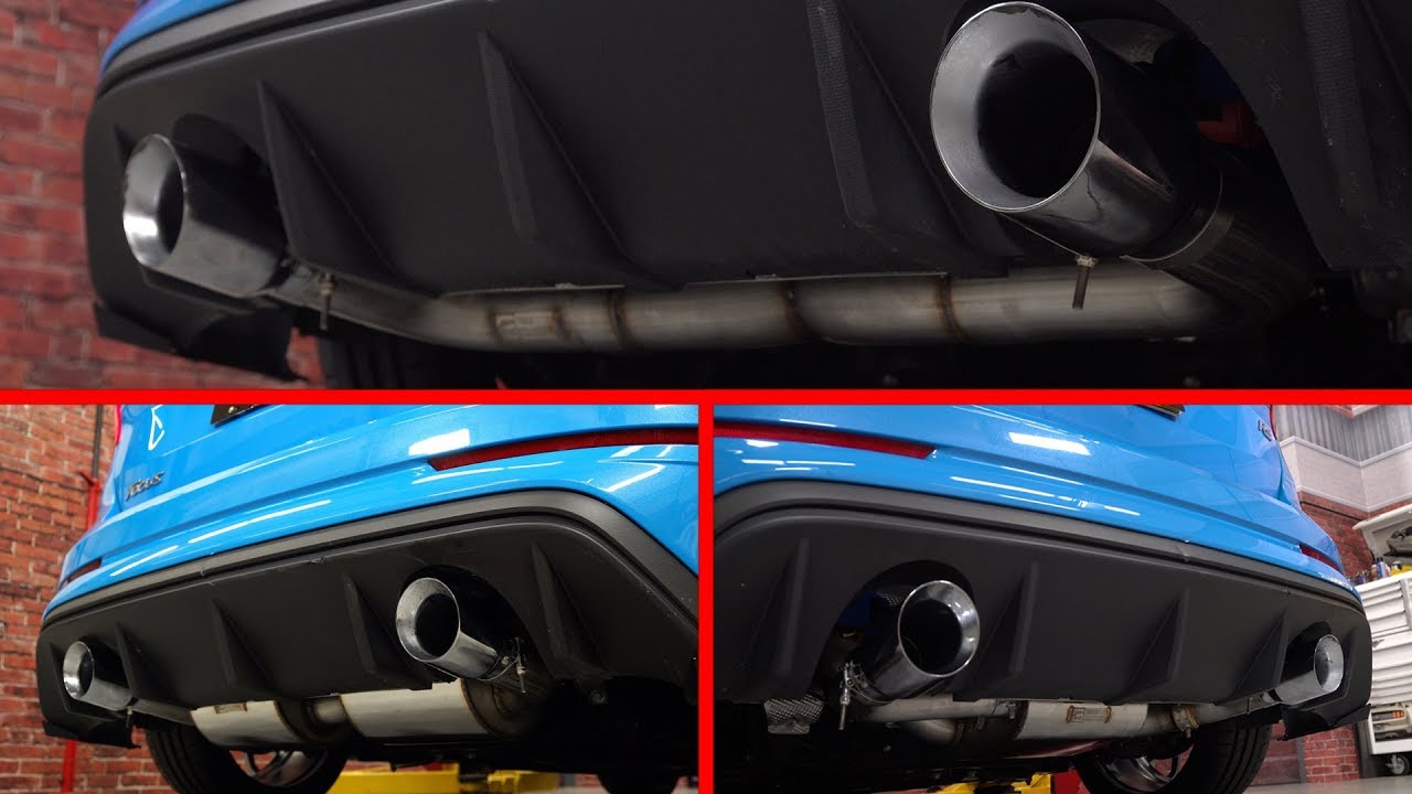 Focus RS AWE Cat-Back Exhaust Comparison 2016-2018 - YouTube