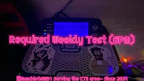 Required Weekly Test- (6PM)