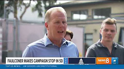 CBS 8 Highlights Mayor Faulconer's Remarks On Homelessness In San Diego