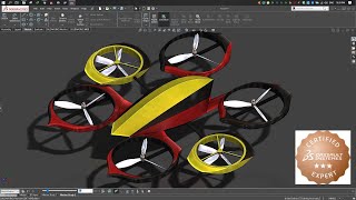 new drone design motion solidworks