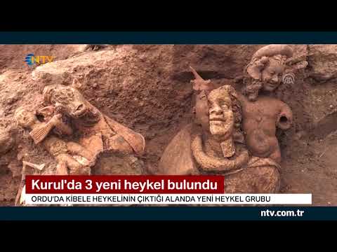 Ordu'da Tanrıça Kibele heykelinden sonra yeni heykel grubuna rastlandı