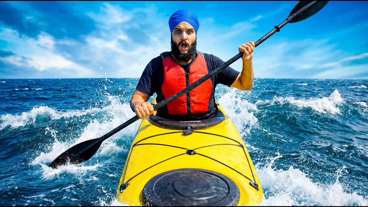 I Tried Kayaking for the First Time in NZ… BIG MISTAKE? 😱🌊